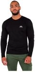 Alpha Industries Basic LS Small Logo Longsleeve f&uuml;r Herren Black