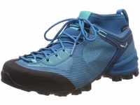 Salewa WS Alpenviolet Gore-TEX Zapatos de Senderismo para Mujer,Malta/Lagoon Green,