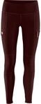 Fjallraven Damen Sport Trousers Abisko Trail Tights W, Dark Garnet, S, 89758