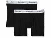 Calvin Klein Herren Boxershorts 2P BOXER BRIEF, Gr. Large, Schwarz (BLACK 001)