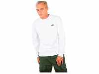 Alpha Industries Basic Sweater Small Logo Sweatshirt für Herren White