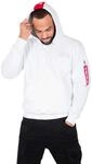Alpha Industries Herren Red Stripe Hoodie