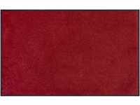 wash+dry Fußmatte, Regal Red 75x120 cm, innen und außen, waschbar, Rot