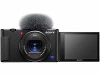 Sony Vlog-Kamera ZV-1 (Digitalkamera, 24-70mm, seitlich klappbares Selfie-Display
