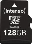Intenso microSDXC 128GB Class 10 Speicherkarte inkl. SD-Adapter, schwarz Intenso microSDXC 128GB Class 10 Speicherkarte inkl. SD-Adapter, schwarz