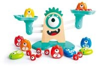 Hape Monster-Waage, Lernwaage mit 22 Monstern & Gewichten, Holzspielzeug zur