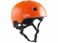 TSG Unisex – Erwachsene Meta Helm, Gloss orange, S/M