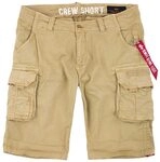 Alpha Industries Herren Crew Short F&uuml;r Cargos, Sand, 31 EU