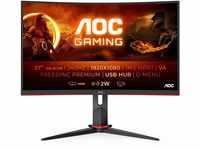 AOC Gaming C27G2ZU - 27 Zoll FHD Curved Monitor, 240 Hz, 0.5ms, FreeSync Premium