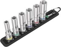 Wera 05004565001 Belt C Deep 1, Steckschl&uuml;sseleinsatz-Satz, 1/2"-Antrieb,...