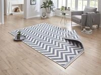 NORTHRUGS In- und Outdoor Teppich Palma 80x150cm - Wendeteppich Wetterfest Modernes