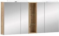 Schildmeyer Doppelspiegelschrank Duo 701523, Eiche Landhaus Dekor, 140 x 16 x...
