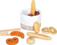 small foot Brotkorb-Set "fresh" aus Holz, mit Backzange, Zubeh&ouml;r f&uuml;r Kinderk&uuml;che