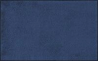 Wash+Dry Fu&szlig;matte Navy 75x120cm, innen und au&szlig;en, waschbar, blau