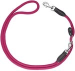 HUNTER Vario-Hundeleine FREESTYLE, Farbe: himbeer, stufenlos verstellbare L&auml;nge,