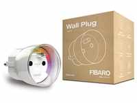 FIBARO Wall Plug / Z-Wave Plus Smart Steckdose Plug mit Leistungsmessung Typ E,