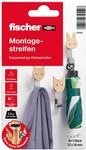 fischer Montagestreifen, dopelseitige Klebestrips, starkes Klebeband, einfach wieder