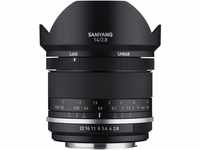 Samyang 22985 MF 14mm F2,8 MK2 für Canon EF – Weitwinkel Objektiv manueller...