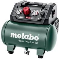 Metabo Kompressor Basic 160-6 W OF (Kessel 6 l, Max. Druck 8 bar, Ansaugleistung 160