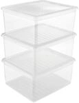 keeeper Aufbewahrungsboxen mit Air Control System, 3-teiliges Set, H&ouml;he: 18...