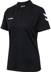 hummel hmlGO Cotton Poloshirt Damen F7026 Schwarz, XL Damen