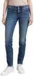 TOM TAILOR Damen 1017120 Alexa Slim Jeans Mit Bio-Baumwolle, 10125 - Random Bleached