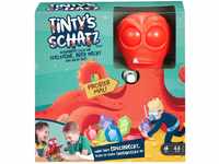 Mattel Games GRF96 - Tinty's Schatz Spiel für Kinder mit Oktopus, Edelsteinen...