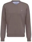 FYNCH-HATTON Pullover aus Baumwolle mit V-Ausschnitt Earth/XXL