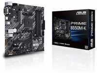 ASUS Prime B550M-K Gaming Mainboard Sockel AM4 (micro ATX, Ryzen, PCIe 4.0, 2x