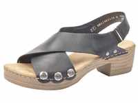 Rieker Damen Rieker dames sandaal Geschlossene Sandalen, Black V6888 00, 36 EU