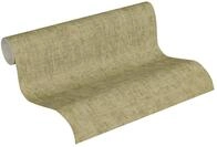 A.S. Cr&eacute;ation Vliestapete Greenery Tapete Uni Vintage Optik 10,05 m x 0,53 m gr&uuml;n
