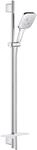 GROHE Rainshower 130 SmartActive Cube | Brausestangenset 3 Strahlarten | chrom 