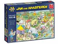 Jumbo Puzzles Jan van Haasteren Puzzle 1000 Teile – Camping im Wald – ab 12
