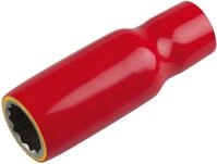 KS Tools 117.1097 3/8" Stecknuss mit Schutzisolierung, lang, 17 mm