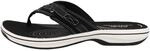 Clarks Damen Brinkley Sea Zehentrenner Turnschuhe, Schwarz Black Synthetic, 37 EU