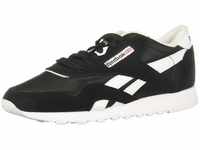 Reebok Damen Cl Nylon Sneaker, black/black/white, 36