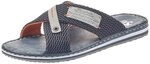 Rieker Fr&uuml;hjahr/Sommer, Herren Pantoletten, Blau (Navy/Grigio 14), 46 EU (11 UK)