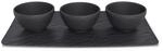 Villeroy & Boch - Manufacture Rock Dipsch&auml;lchen Set 4 teilig Schwarz Matt,