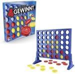 Hasbro Gaming 4 gewinnt Strategiespiel, Brettspiel f&uuml;r 2 Spieler, Unendlicher