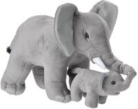 Wild Republic Mom and Baby Elefant, Gro&szlig;es Kuscheltier, 38 cm, Geschenkidee f&uuml;r
