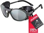 ALPINA SIBIRIA - Kat.4 Gletscherbrille mit seitl. Blend- & Windschutz aus Leder und