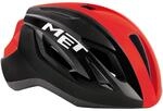 MET Helm Strale S(52-56), Erwachsene, Unisex, Mehrfarbig (Schwarz Rot)