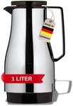 Helios Helios_6524-079 Isolierkanne 1,0 Liter, Dunkelbraun