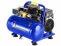 MICHELIN Tragbarer, geräuscharmer Luftkompressor MX6/1-6-Liter-Tank - Ölfrei...