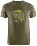 Fj&auml;llr&auml;ven Herren Arctic Fox T-Shirt, Dark Olive, XL