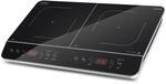 CASO Touch 3500 Induktionskochplatte doppelt mobil, Sicherheitsschalter,...