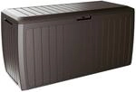 Gartenbaul 290 Liter Prosperplast Boxe Board of Dark Ocker Plastik 116,6 x 47 x 59,5