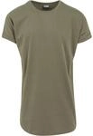 Urban Classics Herren T-Shirt Long Shaped Turnup Tee, l&auml;ssiges T-Shirt f&uuml;r M&auml;nner,