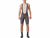 CASTELLI Men's Bibshorts Competition Shorts, Forest Gray, XL