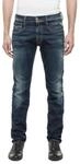 Replay Herren Jeans Anbass Slim-Fit Hyperflex Cloud mit Stretch, Dark Blue 007